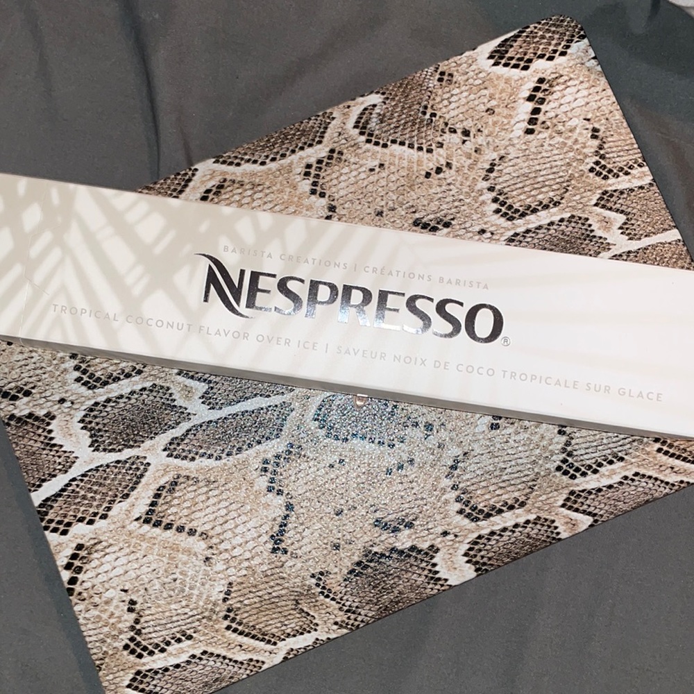 Nespresso Vertuo Tropical Coconut Flavor Over Ice